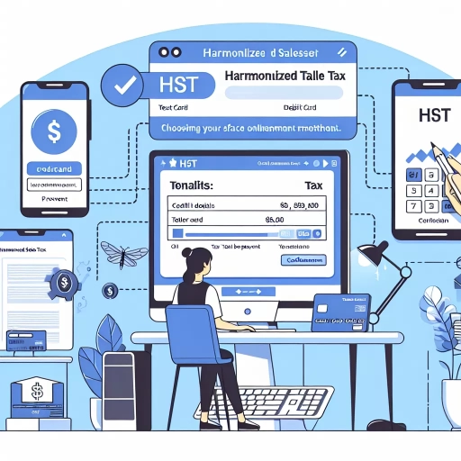 how to pay hst online
