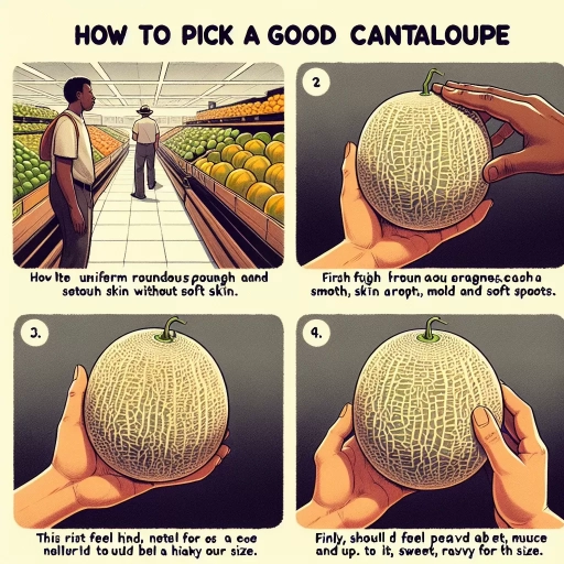 how to pick a good cantaloupe
