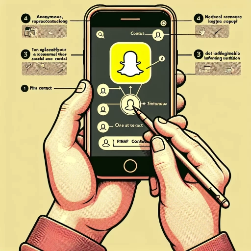 how to pin someone on snapchat