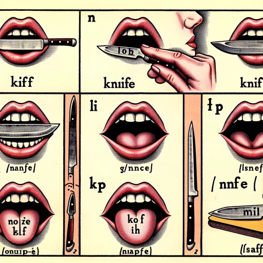 how to pronounce knife