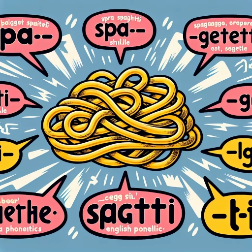how to pronounce spaghetti in english
