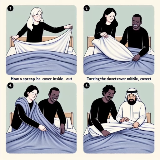 how to put a duvet cover on