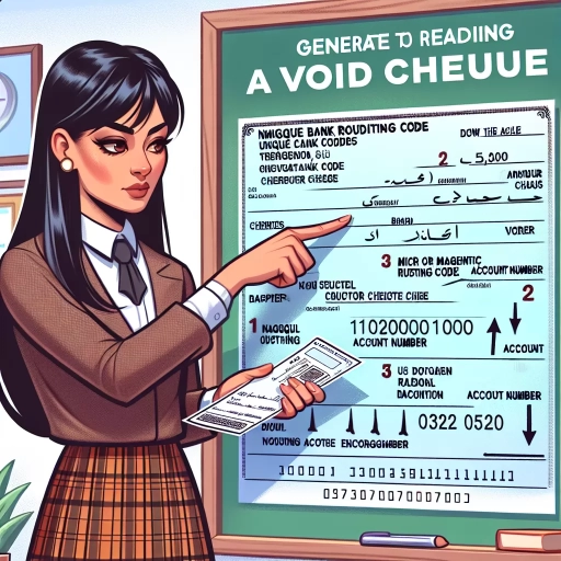 how to read a void cheque