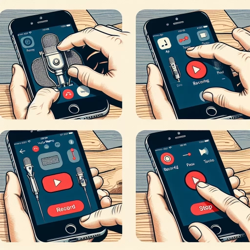 how to record audio on iphone