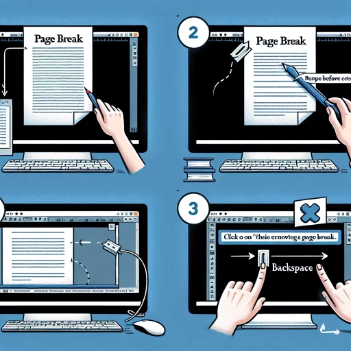 how to remove a page break in word