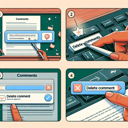 how to remove comments in word
