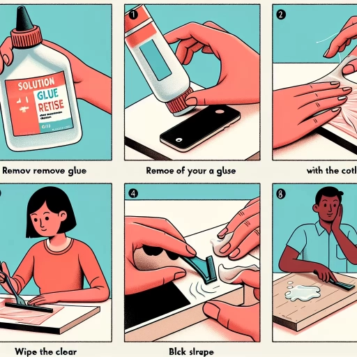 how to remove glue residue