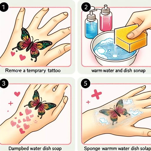 how to remove temporary tattoo