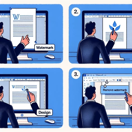 how to remove watermark in word