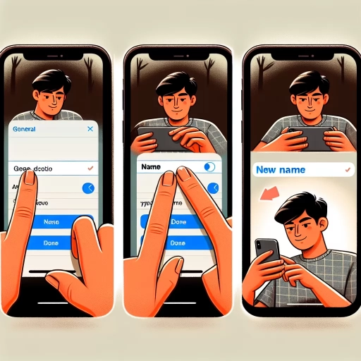 how to rename iphone