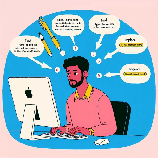 how to replace words in word