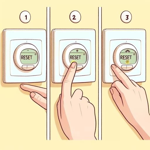 how to reset honeywell thermostat