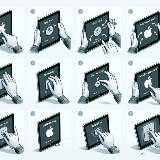 how to restart ipad