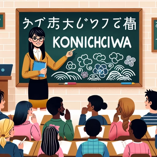 how to say hello in japanese