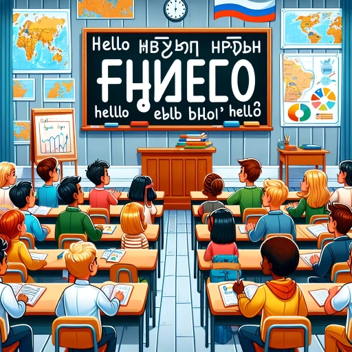 how to say hello in russian