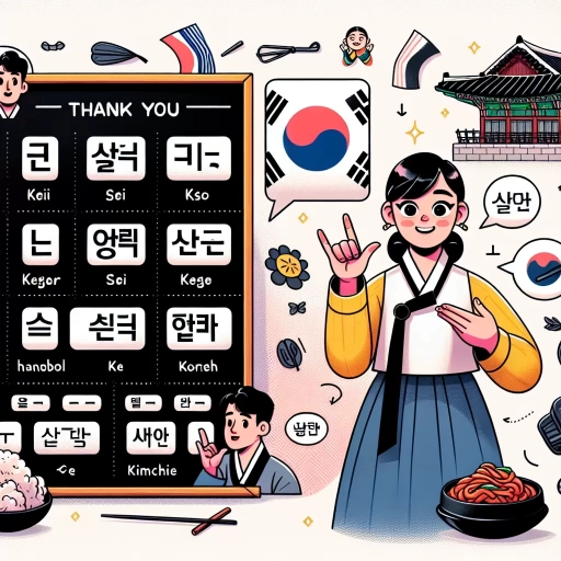 how to say thank you in korean