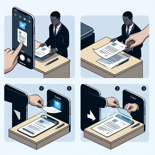 how to scan document with iphone