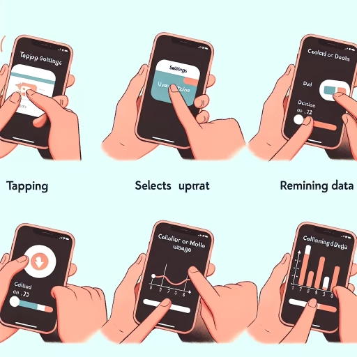 how to see how much data you have left on iphone
