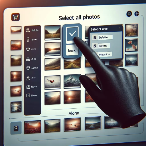 how to select all photos in google photos