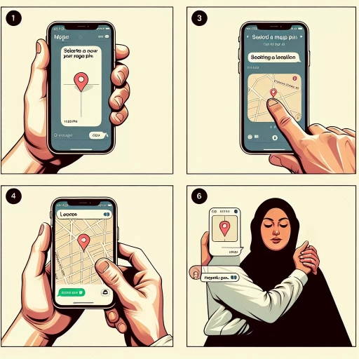 how to send a pin on iphone