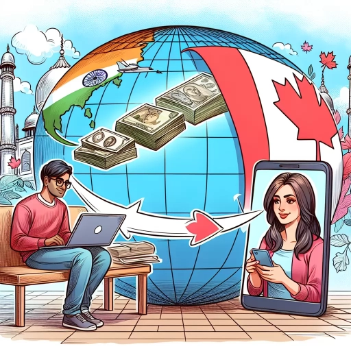 how to send money from india to canada