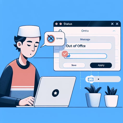 how to set out of office in teams