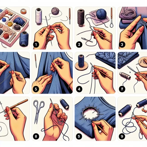 how to sew a hole