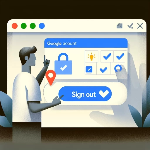 how to sign out of one google account