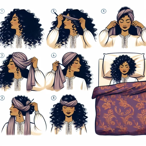 how to sleep with curly hair