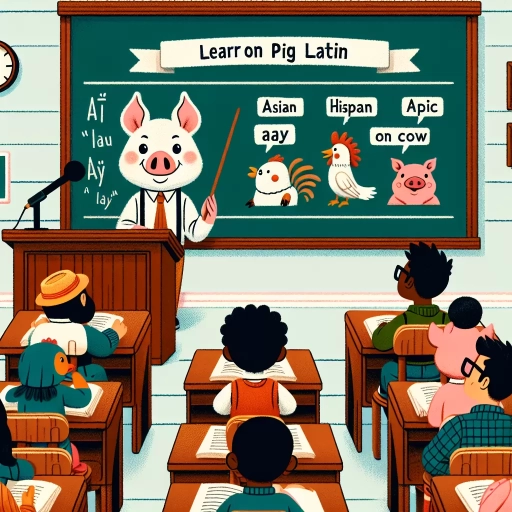how to speak pig latin