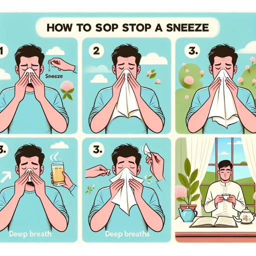 how to stop sneezing