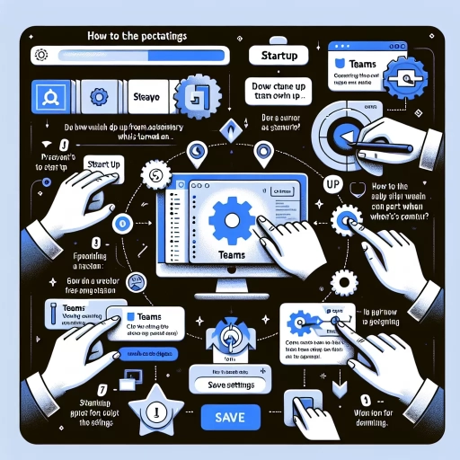 how to stop teams from opening on startup