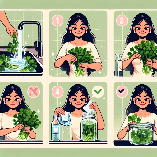 how to store cilantro