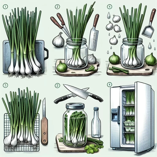 how to store green onions