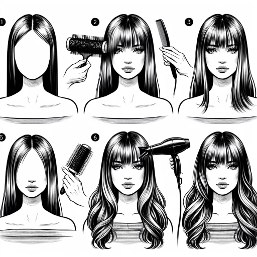 how to style curtain bangs