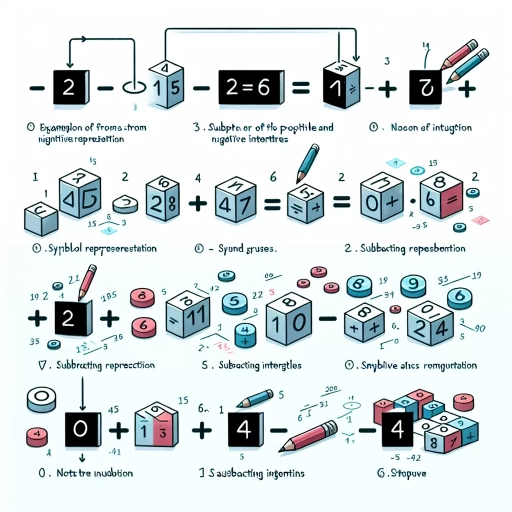 how to subtract integers