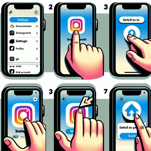 how to switch to personal account on instagram
