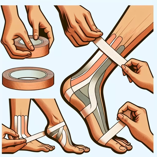 how to tape an ankle with kt tape
