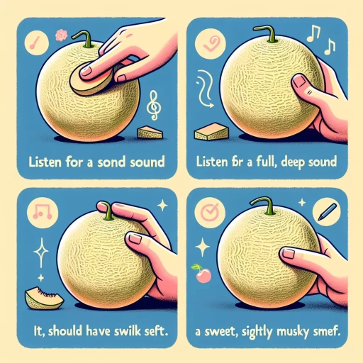 how to tell if a cantaloupe is ripe