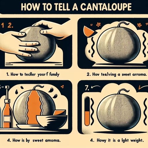 how to tell if cantaloupe is ripe