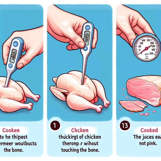 how to tell if chicken is cooked