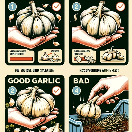 how to tell if garlic is bad