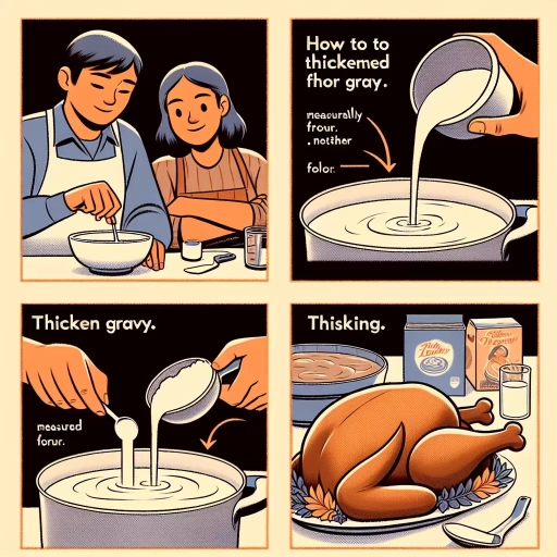 how to thicken gravy