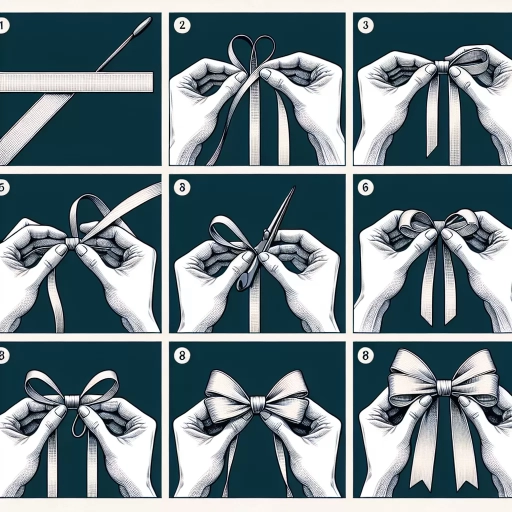 how to tie a bow with a ribbon