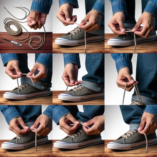 how to tie shoelaces