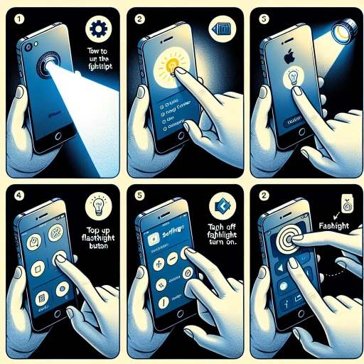 how to turn off flashlight on iphone