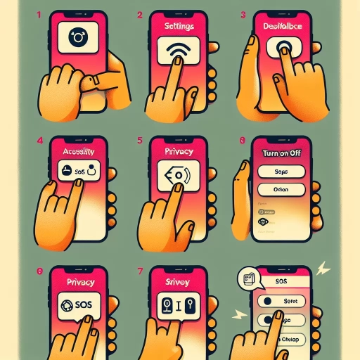 how to turn off sos on iphone