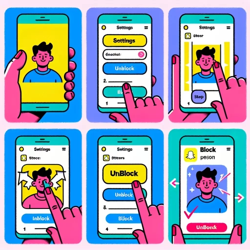how to unblock someone on snapchat