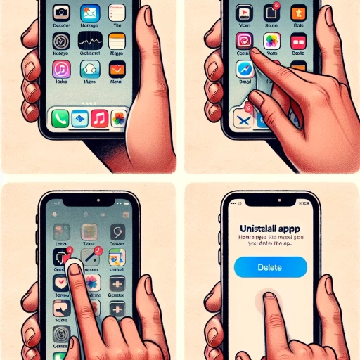 how to uninstall an app on iphone