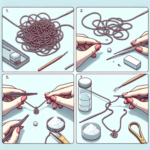 how to untangle a necklace